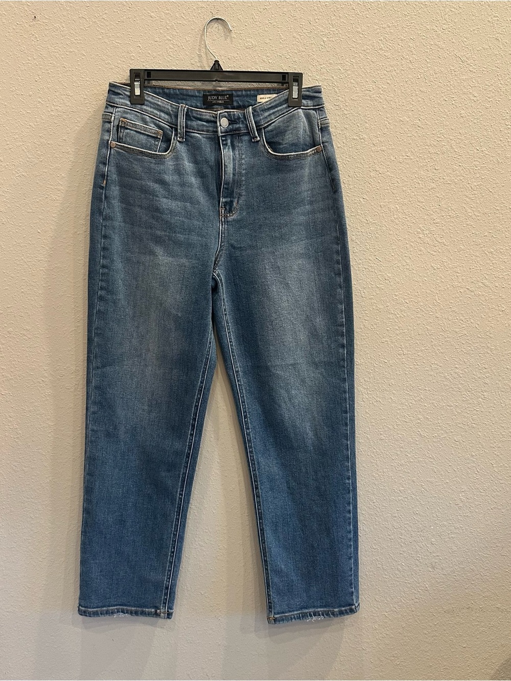 Judy Blue Ankle Straight Jeans Size 7/28 High Rise Denim
